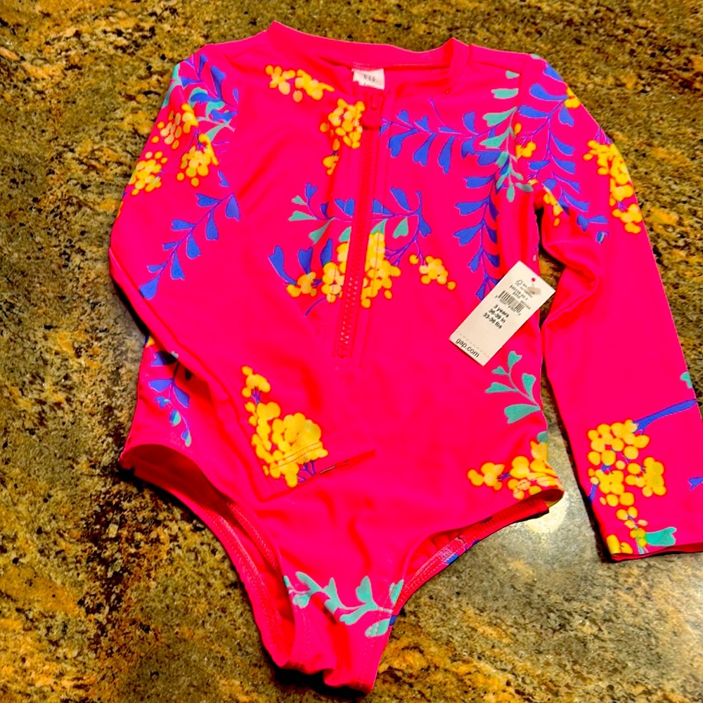 Gap bathing suit for little girls.